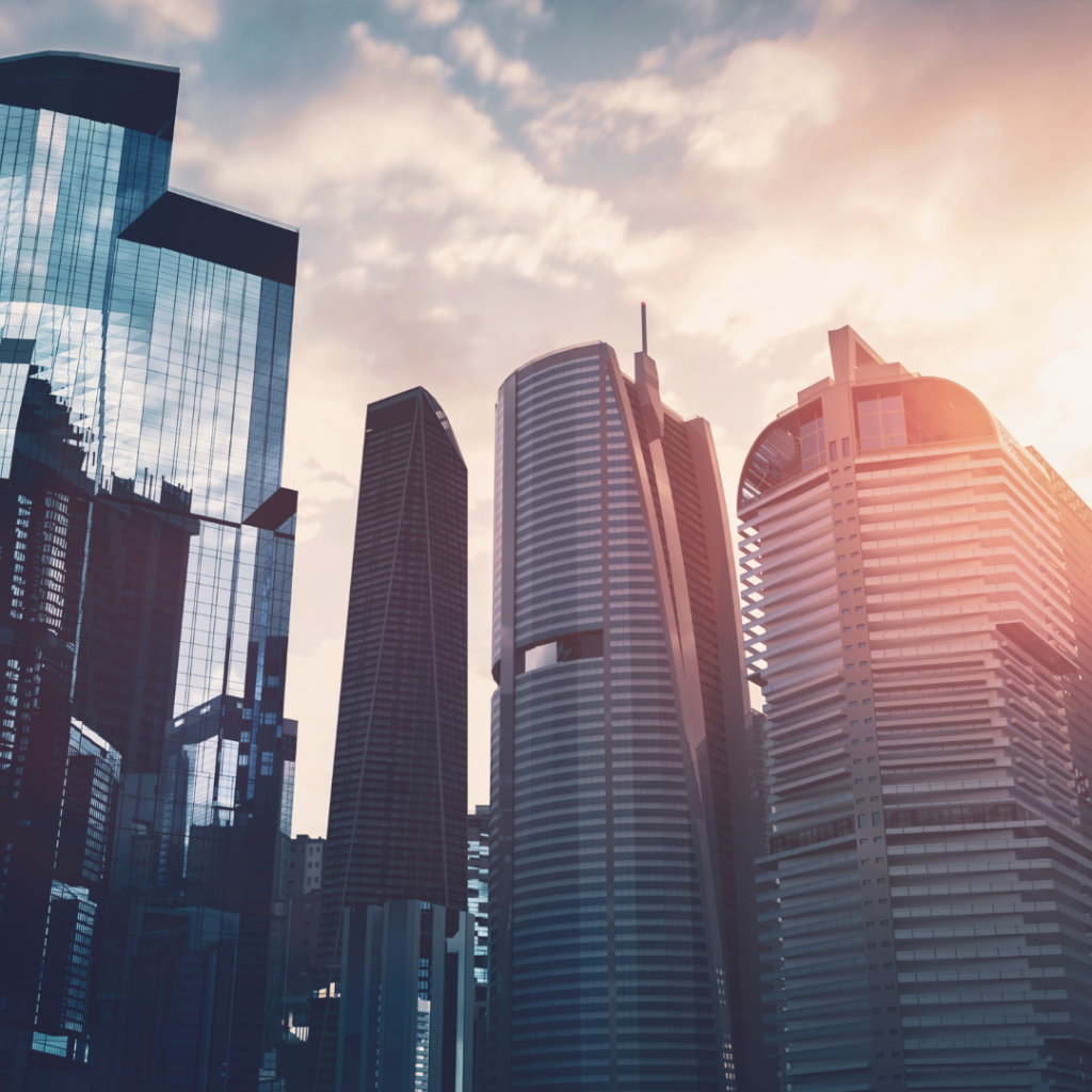 city skyscrapers